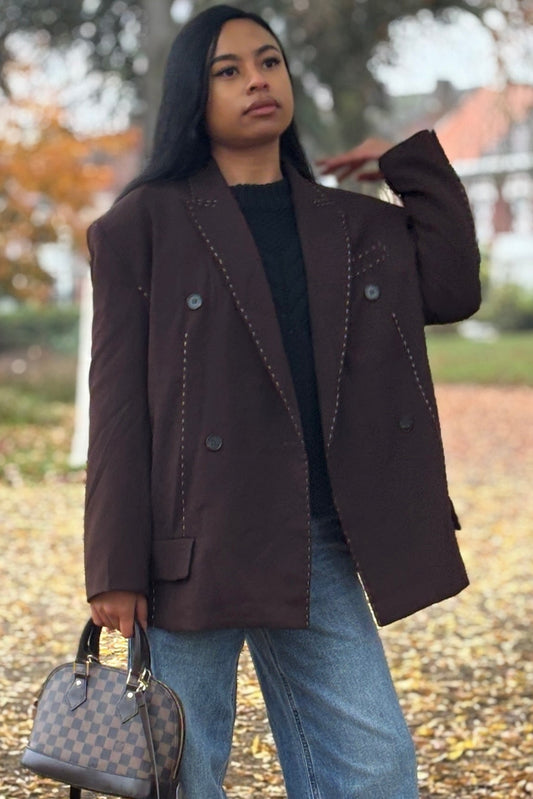 Blazer Zahra - Marron