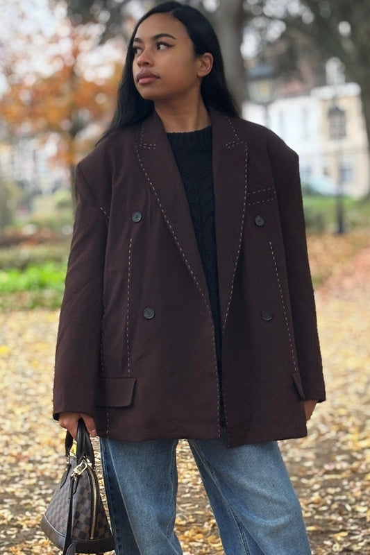 Blazer Zahra - Marron