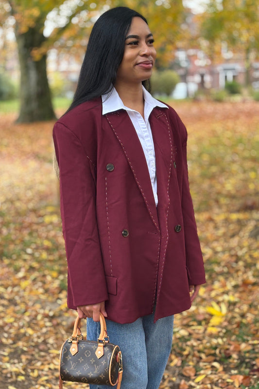 Blazer Zahra - Bordeaux