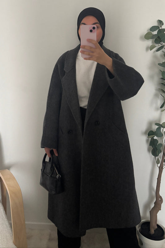 Manteau Long - Gris
