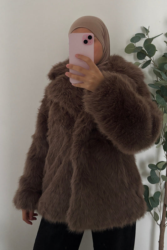 Fourrure Lyna - Light Coffee